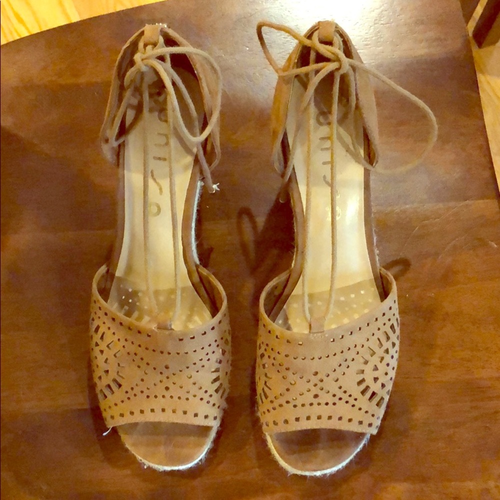 Brown Wedge Espadrilles